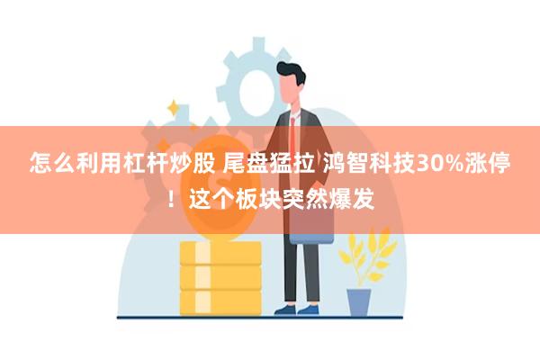怎么利用杠杆炒股 尾盘猛拉 鸿智科技30%涨停！这个板块突然爆发