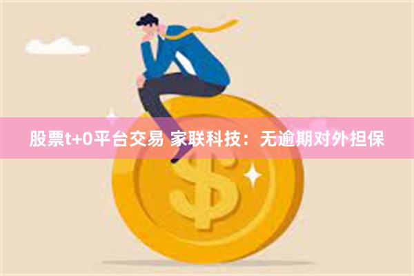 股票t+0平台交易 家联科技：无逾期对外担保