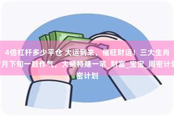 4倍杠杆多少平仓 大运到来，催旺财运！三大生肖7月下旬一鼓作气，大赚特赚一笔_财富_宝宝_周密计划